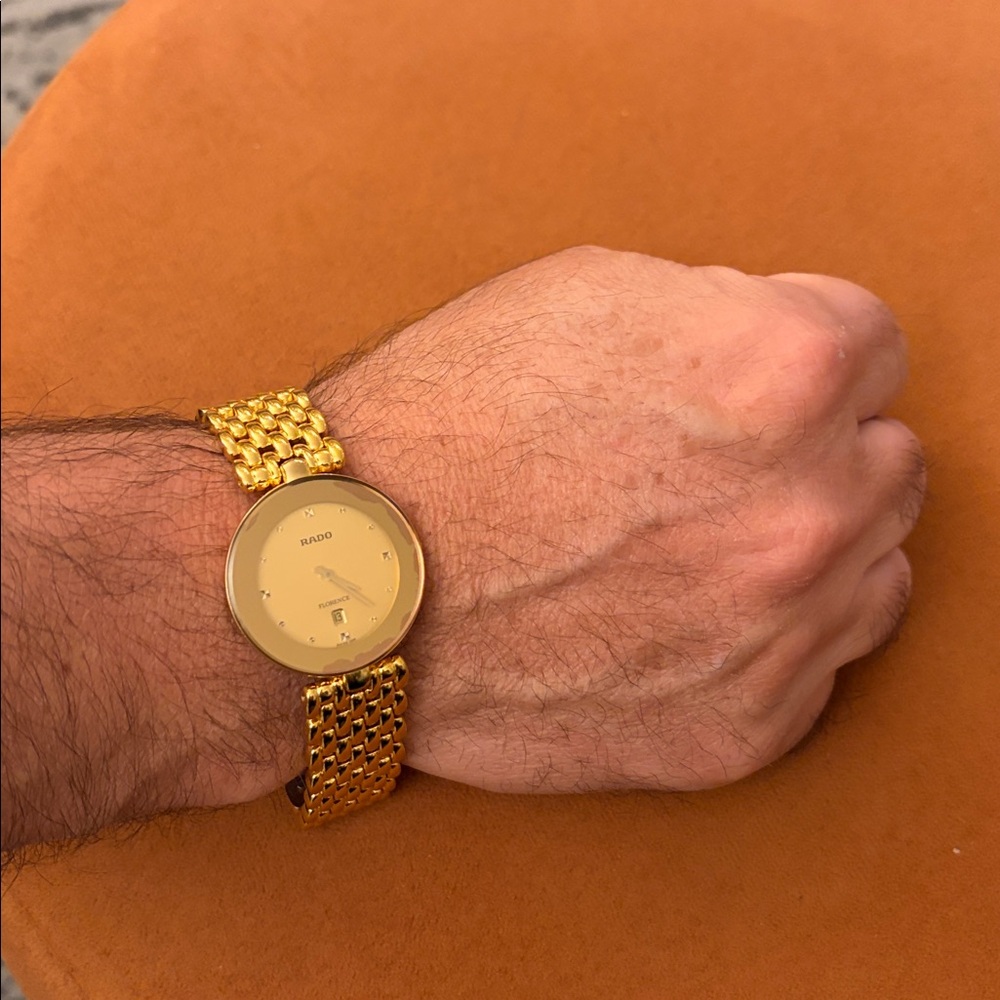 Vintage Rado Gold Chain Link Watch - Picture 4 of 4